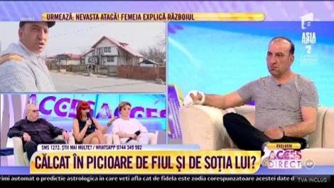 Un bărbat susține că ar fi fost bătut de soție și fiul său: ”Mi-au dat pumni de m-au amețit!”