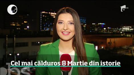 Românii au avut parte de cel mai călduros 8 Martie din istorie