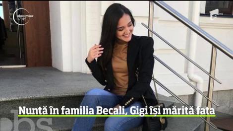 Nuntă în familia Becali, Gigi își mărită fata cea mare