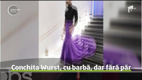 Conchita Wurst a renunțat la podoaba capilară