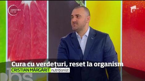 Cura cu verdețuri, reset la organism