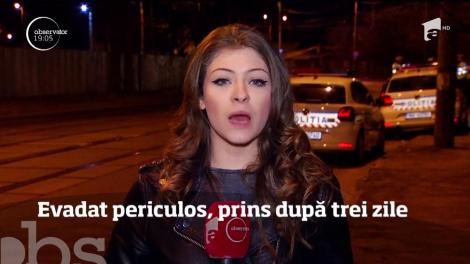 Operaţiune ca în filme pentru prinderea evadatului de la Jilava. Mascaţii şi poliţiştii au închis un cartier întreg din Bucureşti