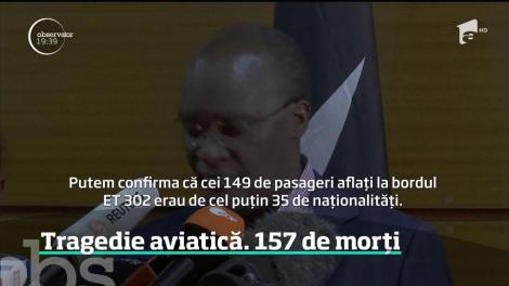 Tragedie aviatică în Etiopia! 157 de oameni au murit