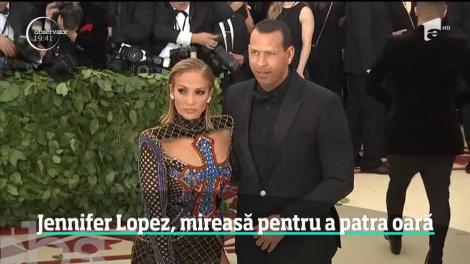 Cântăreaţa Jennifer Lopez se mărită pentru a patra oară, la aproape 50 de ani