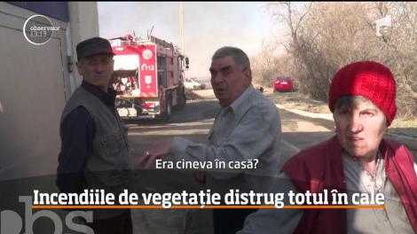 Incendiu de amploare în judeţul Tulcea!