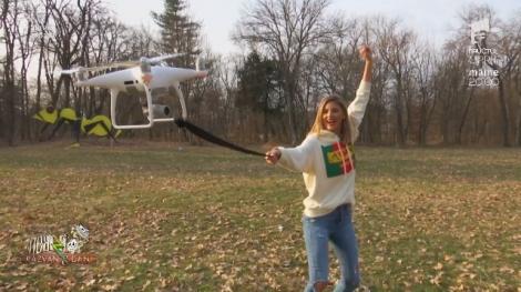 Ramona și Andreea ne-au arătat cum să nu pilotezi o dronă: „Dragă Dani, avem două vești pentru tine...”