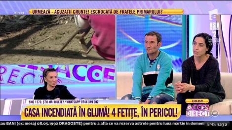 Poveste de necrezut: Un tată a patru fetiţe a incendiat casa familiei, în spirit de glumă!