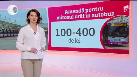 Cei care călătoresc cu mijloacele de transport în comun cu haine murdare sau urât mirositoare pot risca o amendă între 100 şi 400 lei