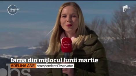 Iarna din mijlocul lunii martie! Sezonul de ski la munte s-a relansat!