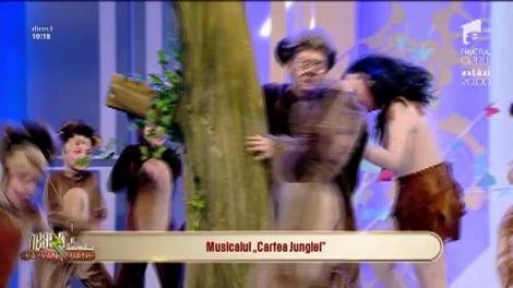 Elevii școlii Acting Dream Academy, moment scurt din musicalul Cartea Junglei, în platoul de la Neatza