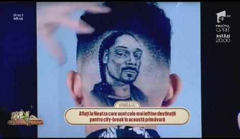 Un tânăr s-a dus la frizer și a trăit un adevărat șoc când s-a privit în oglindă! Ce „chip” i-a apărut pe cap