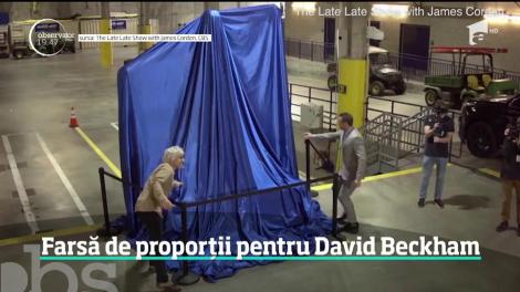 David Beckham a căzut victimă unei farse uriaşe