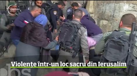 Scene violente în Ierusalim, într-un loc sacru atât pentru musulmani, cât şi pentru evrei