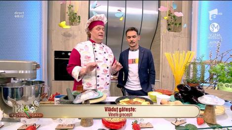 Rețeta zilei. Vinete grecești cu o crustă deosebită și sos delicios