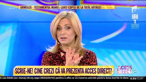 Simona Gherghe a făcut marele anunț! Cine va prezenta Acces Direct?
