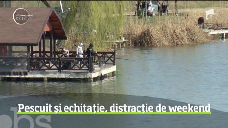 În weekend, şi bucureştenii au profitat de vremea frumoasă şi s-au relaxat pe lângă Capitală