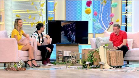 Smiley News. Un tânăr își scapă pistolul lângă un pluton de polițiști