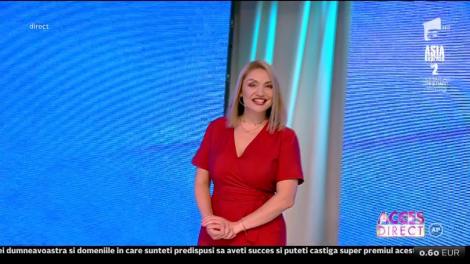 Cristina Cioran, noua prezentatoare a emisunii Acces Direct: De astăzi sunt gazda dumneavoastră, până la întoarcerea Simonei Gherghe