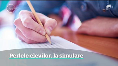 Perlele de la simularea pentru Bacalaureat: Profesorii îi împing pe copii pe drumuri ca să găsească din loc în loc cunoaşterea