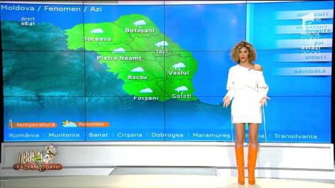 Mijlocul săptămânii vine cu vreme mai rece! Va ploua pe arii extinse