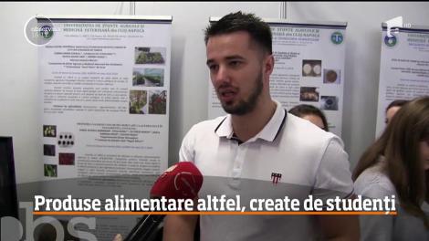 Brioşe dietetice, salam cu mentă şi băuturi alcoolice din zerul de la soia, creația studenților din Cluj