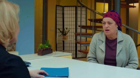 Lina Boască îi povestește procurorului ce s-a întâmplat în timpul încăierării dintre Alex și Adrian