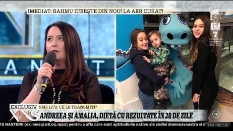 Amalia Năstase, dietă cu rezultate în 28 de zile. Andreea Berecleanu: Programul de nutriție este făcut special pentru fiecare pacient în parte