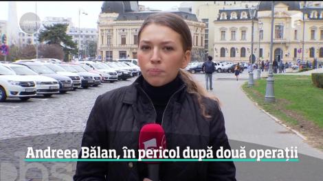 Andreea Bălan, în stare gravă la spital. Medicii se tem că încă o anestezie generală i-ar pune viaţa în pericol