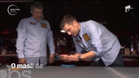 Valentin Butnaru ne arată cum se recondiționează o masă de biliard