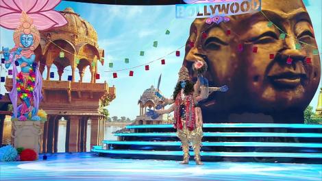 Zeița cu mai multe mâini, din India, vrea să prindă doi infractori de renume mondial. Dorian Popa: Bună la lucrul manual această mască