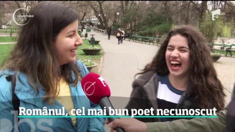 Românul, cel mai bun poet necunoscut. De Ziua Internaţională a Poeziei elevii s-au întrecut în rime despre școală