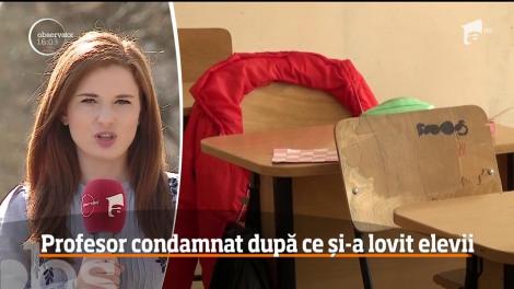 Profesor condamnat la închisoare pentru că şi-a lovit elevii. Cât va sta după gradii dascălul