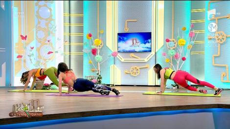 Fitness la Neatza cu Diana Stejereanu! Cel mai solicitant antrenament la "planşa"
