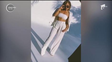 Jennifer Lopez poartă haine din România. Artista a îmbrăcat un costum marca Teodorei Burz