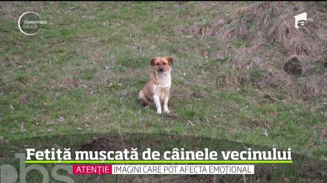 O fetiţă de șapte ani a fost desfigurată de câinele unui vecin. Cu ultimele puteri și-a strigat mama, care a găsit-o plină de răni
