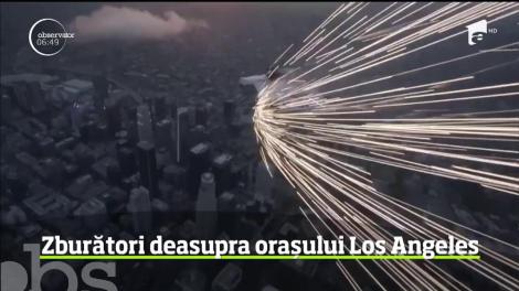 Numeroşi locuitori din Los Angeles au crezut că asistă la căderea unui meteorit sau poate chiar la o invazie extraterestră