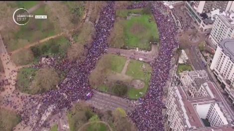 Un milion de oameni împotriva Brexit. Este cel mai mare marş de până acum