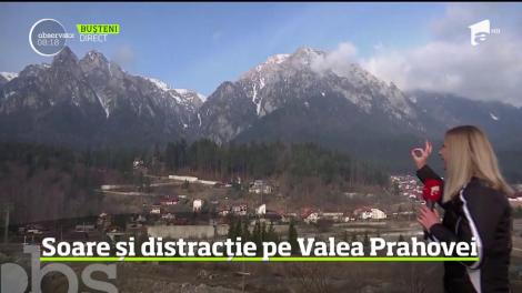Soare și distracție pe Valea Prahovei. Cum se pot distra turiştii zilele acestea