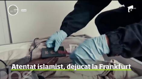 Atentat islamist, dejucat la Frankfurt. Poliţia germană a arestat 11 indivizi