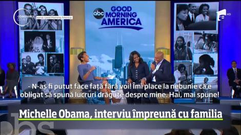 Michelle Obama, interviu împreună cu mama şi fratele ei