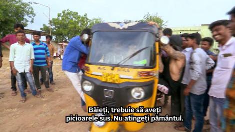 Tuk tuk de 12 locuri? Pare imposibil, dar nu și la Asia Express. Nebunia se declanșează în India!