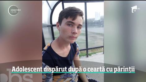 Adolescent din Gorj dispărut după o ceartă cu părinții
