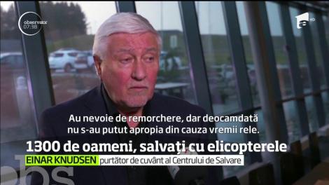 Amplă operaţiune de salvare în Oceanul Atlantic. O navă de croazieră cu peste 1300 de oameni la bord a lansat un semnal SOS