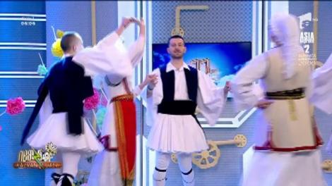 Ansamblul KYMATA al Uniunii Elene din România, Filiala Prahova, dans excepțional în platoul de la Neatza