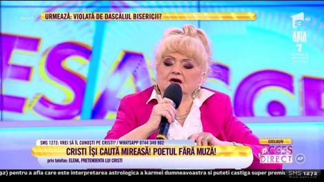 Poetul fără muză are deja o pretendentă ! Elena vrea să-i cucerească inima lui Cristi