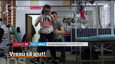 Vreau să ajut! Francesca suferă de tetrapareză spastică