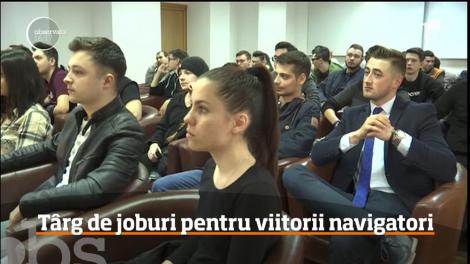 Târg de joburi pentru viitorii navigatori la Universitatea Maritimă din Constanţa