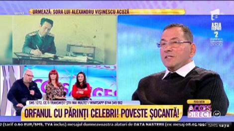 Cum a decurs prima întâlnire a lui Alexandru Macarie cu tatăl lui, torționarul Vișinescu: ”Singurul lucru pe care-l am de la el e o scrisoare!”