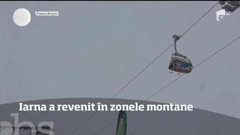 Iarna a revenit în zonele montane. Temperaturile au scăzut cu 10 grade peste noapte