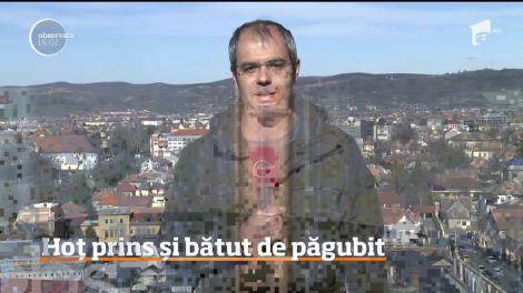 Hoț de bijuterii din Sibiu, prins și bătut de păgubit